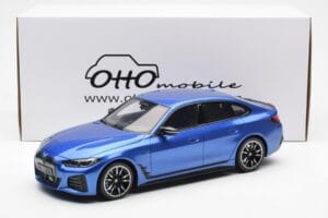 BMW i4 M50 G26 Blå Otto 1:18 OT453 Resin — bild 6 av 6