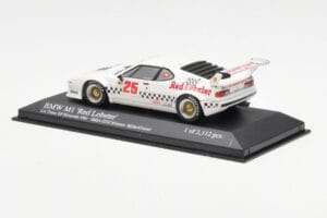 BMW M1 IMSA #25 Red Lobster Cowart / Miller LA Times Grand Prix Winner 1981 Minichamps 1:43 430812525 Metall — bild 3 av 4