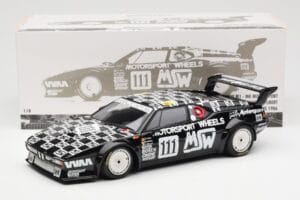 BMW M1 #111 Team MK Motorsport J-L. Witmeur / Krankenberg / Libert 24 Hours of Le Mans 1986 Minichamps 1:18 180862911 Metall — bild 8 av 8