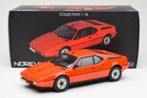 BMW M1 Orange Metallic Norev 1:18 183222 Metall — bild 8 av 8