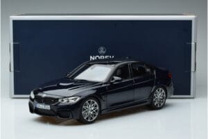 BMW M3 F80 Competition Blå Norev 1:18 183236 Metall — bild 7 av 7