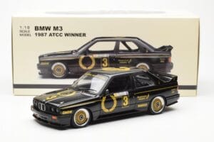 BMW M3 E30 #3 J. Richards Austrian Airlines ATCC 1987 AUTOart 1:18 88745 Metall — bild 8 av 8