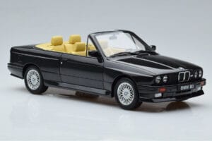 BMW M3 E30 Cabriolet Svart Otto 1:18 OT1012 Resin — bild 4 av 6