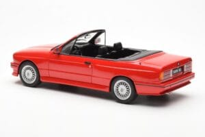BMW M3 E30 Cabriolet Röd Otto 1:18 OT077 Resin — bild 5 av 6