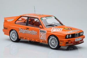 BMW M3 E30 Jagermeister #20 W. Gardner DTM Nurburgring 1992 IXO 1:18 18RMC082B Metall — bild 4 av 6