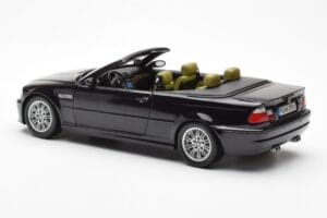 BMW M3 E46 Cabriolet Svart Kyosho 1:18 80430024431 Metall — bild 7 av 8