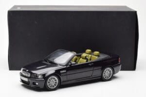 BMW M3 E46 Cabriolet Svart Kyosho 1:18 80430024431 Metall — bild 8 av 8