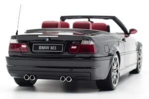 BMW M3 E46 Cabriolet Svart Otto 1:18 OT380 Resin — bild 7 av 9