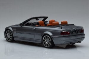BMW M3 E46 Cabriolet Grå Otto 1:18 OT1006 Resin — bild 5 av 6