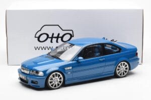 BMW M3 E46 Blå Otto 1:18 OT790 Resin — bild 6 av 6