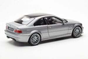 BMW M3 E46 CSL Grå Kyosho 1:18 80430302734 Metall — bild 3 av 8