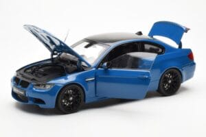 BMW M3 E92 Laguna Seca Blue Kyosho 1:18 08734LBL Metall — bild 2 av 8
