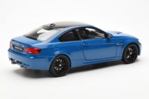 BMW M3 E92 Laguna Seca Blue Kyosho 1:18 08734LBL Metall — bild 3 av 8