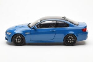 BMW M3 E92 Laguna Seca Blue Kyosho 1:18 08734LBL Metall — bild 4 av 8