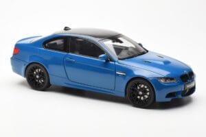 BMW M3 E92 Laguna Seca Blue Kyosho 1:18 08734LBL Metall — bild 6 av 8