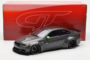 BMW M3 E92 LBWK Liberty Walk Grå GT Spirit 1:18 GT127 Resin — bild 6 av 6