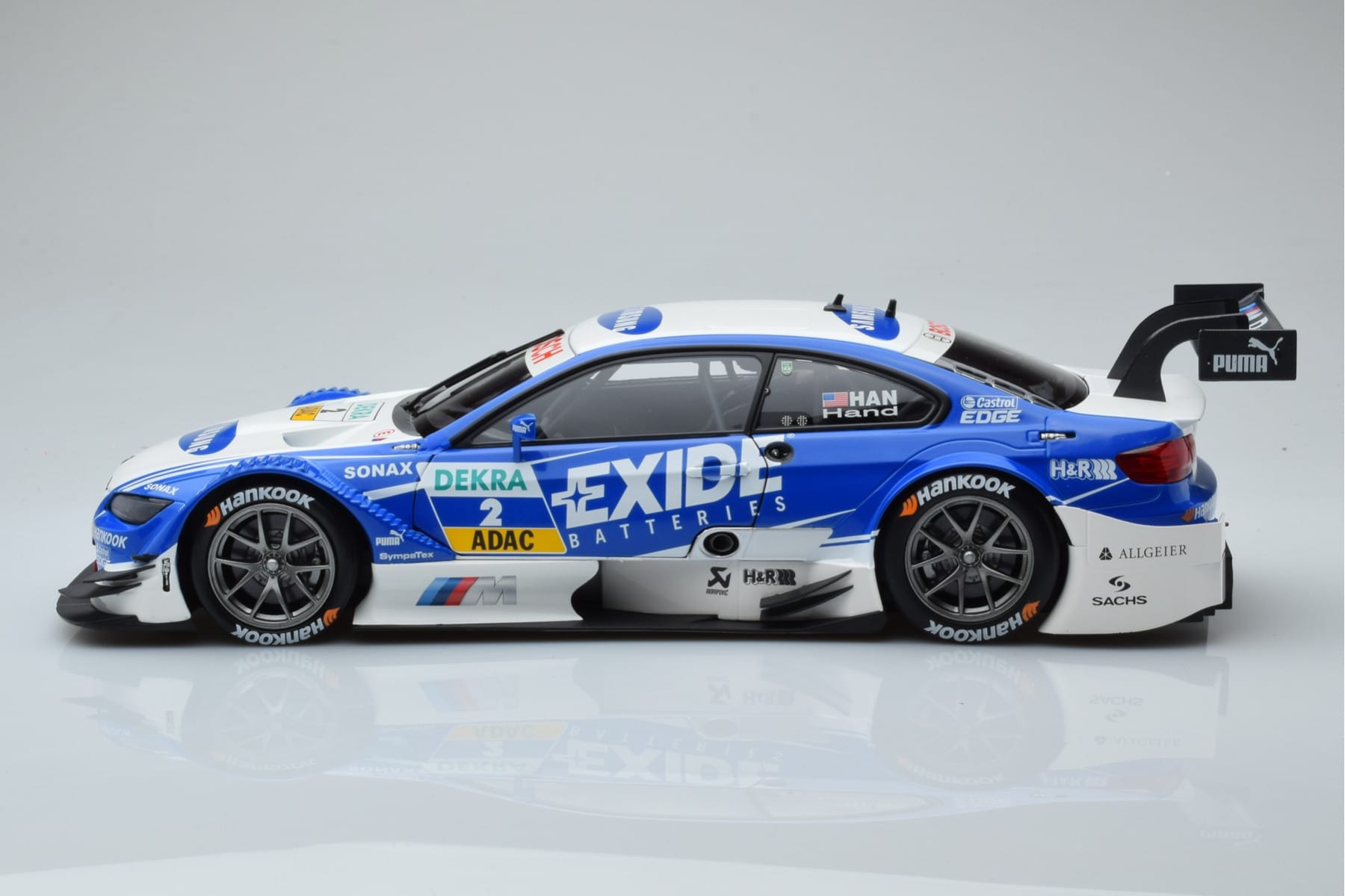 BMW M3 #2 BMW Team RMG A.J. Hand DTM 2012 Minichamps 1:18 100122202 Metall — bild 4 av 8