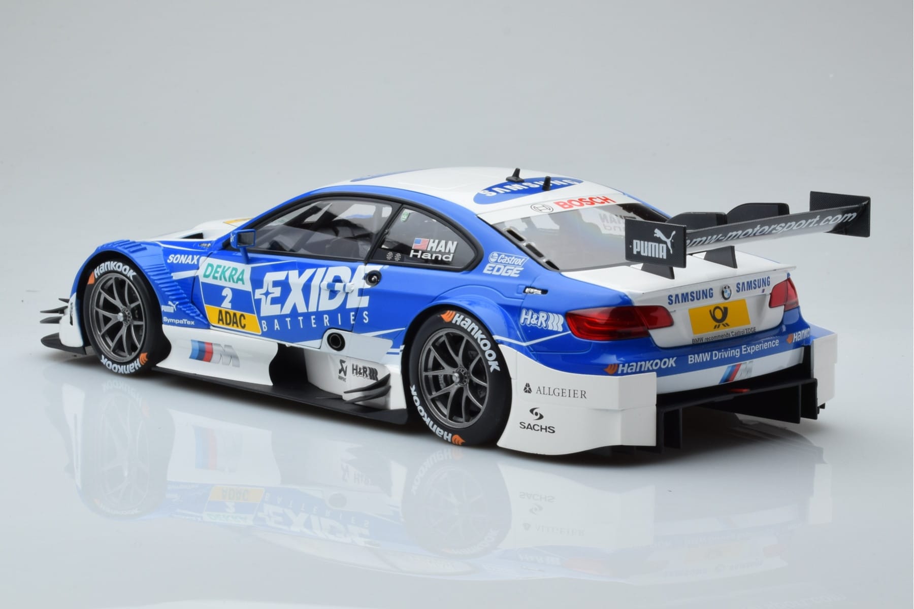 BMW M3 #2 BMW Team RMG A.J. Hand DTM 2012 Minichamps 1:18 100122202 Metall — bild 6 av 8
