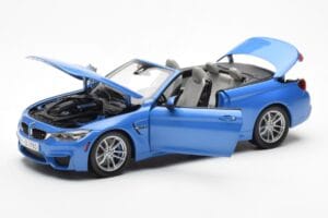 BMW M4 F83 Cabriolet Yas Marina Blå Paragon 1:18 80432339612 Metall — bild 2 av 8