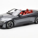 BMW M4 F83 Cabriolet Grå GT Spirit 1:18