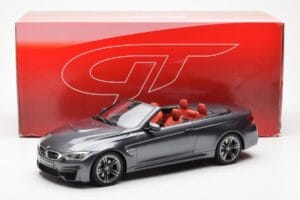 BMW M4 F83 Cabriolet Grå GT Spirit 1:18 GT081 Resin — bild 6 av 6
