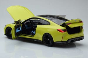 BMW M4 G82 Gul Återförsäljarutgåva Minichamps 1:18 80435A51949 Metall — bild 5 av 8