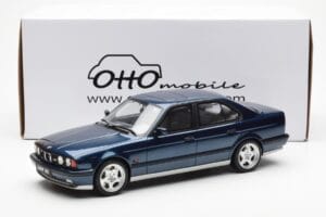 BMW M5 E34 Blå Metallic Otto 1:18 OT576 Resin — bild 6 av 6