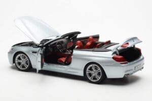 BMW M6 F12 Cabriolet Silverstone Silver II Paragon 1:18 80432253656 Metall — bild 5 av 8