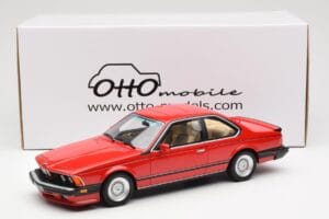 BMW M635 CSi E24 Henna Röd Otto 1:18 OT1018 Resin — bild 6 av 6