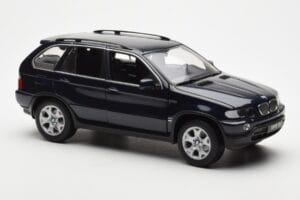 BMW X5 4.4i E53 Mörk Blå Kyosho 1:18 08521DB Metall — bild 6 av 8
