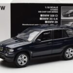 BMW X5 4.4i E53 Mörk Blå Kyosho 1:18 - image 8 of 8
