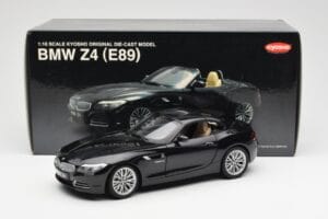 BMW Z4 E89 Spider Svart Metallic Kyosho 1:18 08771BK Metall — bild 9 av 9