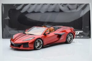 Chevrolet Corvette C8 Z06 Cabriolet Röd Mist GT Spirit 1:18 GT402 Resin — bild 5 av 5