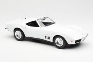 Chevrolet Corvette C3 Cabriolet Can-Am Vit Norev 1:18 189038 Metall — bild 4 av 6