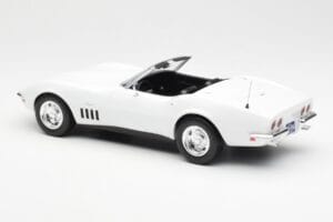 Chevrolet Corvette C3 Cabriolet Can-Am Vit Norev 1:18 189038 Metall — bild 5 av 6