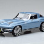 Chevrolet Corvette C2 Sting Ray Blå Norev 1:18