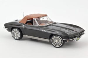 Chevrolet Corvette C2 Sting Ray Cabriolet Norev 1:18 189055 Metall — bild 3 av 3