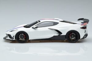 Chevrolet Hennessey Corvette C8 Arctic Vit GT Spirit 1:18 GT317 Resin — bild 3 av 6