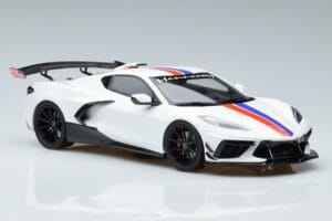 Chevrolet Hennessey Corvette C8 Arctic Vit GT Spirit 1:18 GT317 Resin — bild 4 av 6
