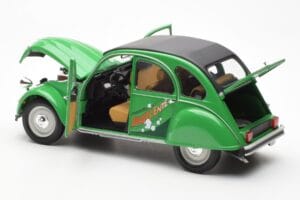 Citroen 2CV Saussente Grön Minichamps 1:18 153111503 Metall — bild 5 av 8
