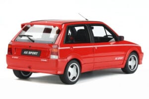 Citroen AX Sport Röd Otto 1:18 OT799 Resin — bild 2 av 5
