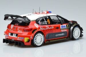 Citroen C3 WRC #9 S. Lefebvre / G. Moreau Tour de Corse 2017 Norev 1:18 181633 Metall — bild 2 av 6