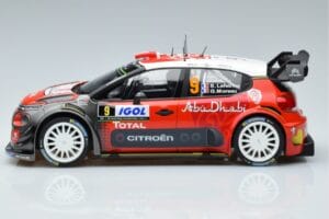 Citroen C3 WRC #9 S. Lefebvre / G. Moreau Tour de Corse 2017 Norev 1:18 181633 Metall — bild 3 av 6