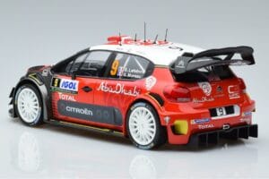 Citroen C3 WRC #9 S. Lefebvre / G. Moreau Tour de Corse 2017 Norev 1:18 181633 Metall — bild 5 av 6