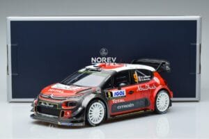 Citroen C3 WRC #9 S. Lefebvre / G. Moreau Tour de Corse 2017 Norev 1:18 181633 Metall — bild 6 av 6