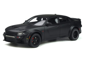 Dodge Charger SRT Hellcat Widebody Svart GT Spirit 1:18
