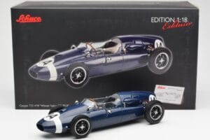 Cooper T51 Climax #14 S. Moss Italian GP Winner 1959 Schuco 1:18 450032600 Metall — bild 8 av 8