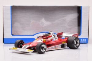 Ferrari 312 T2B #12 C. Reutemann Swedish GP 1977 MCG 1:18 MCG18625F Metall — bild 6 av 6