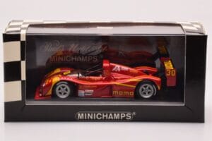 Ferrari 333 SP #30 MOMO M. Papis / D. Theys / B. Wollek Daytona 24 Hours 2nd Place 1996 Minichamps 1:43 430967430 Metall — bild 4 av 4