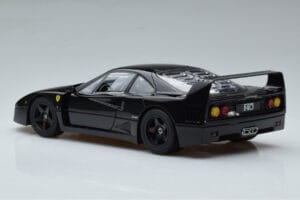 Ferrari F40 Lightweight Svart Kyosho 1:18 08412BK Metall — bild 7 av 12